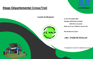 Stage Départemental Cross / Trail